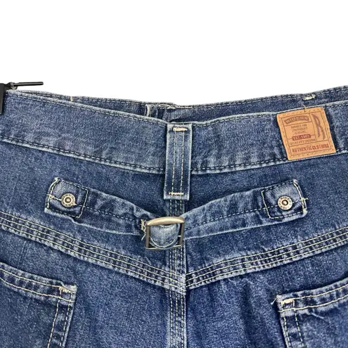 Riders By Lee Vintage 90s Riders Ridig Medium Wash Denim Asymmetric Skirt Sz 34 Waist