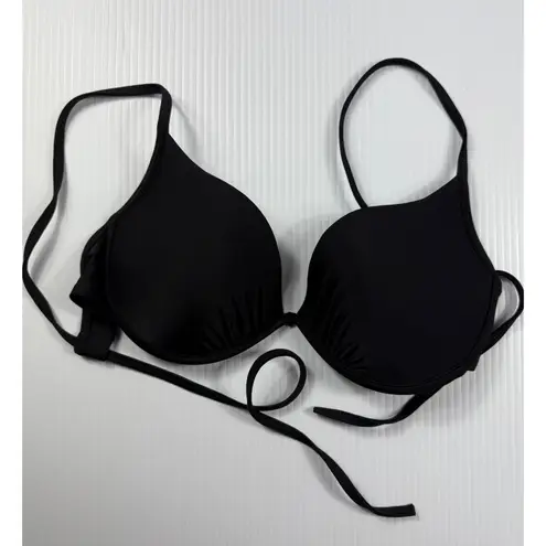 Body Glove Swimsuit Bikini Set Black Padded Top M Zipper print Bottom XS