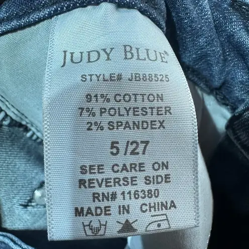 Judy Blue Los Angeles Skinny Fit Jeans Size 5 27 Style JB88525 Blue Whiskering