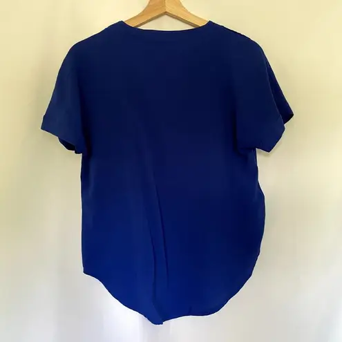 Royal blue short sleeved t