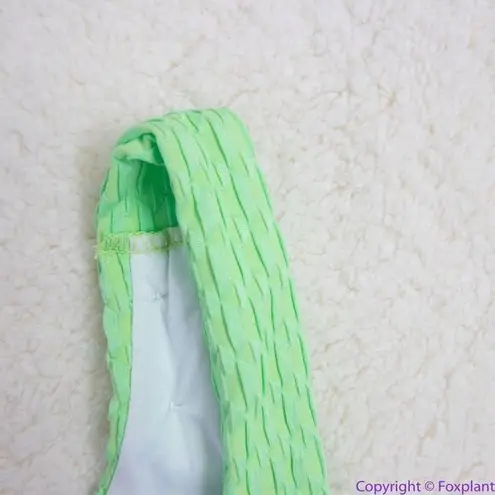 NEW Seea x Free People Georgia bikini top, green, S Green