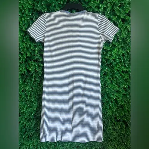 Ralph Lauren Vintage 90's  Polo Blue/White Striped T-shirt Dress XS