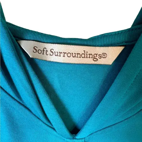 Soft Surroundings HAMSA Hooded CAFTAN Dress