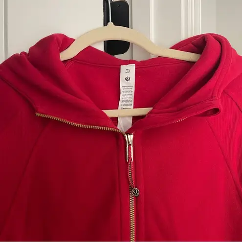 Lululemon  Lunar New Year Scuba Oversized Half-Zip Hoodie Size M/L Dark Red