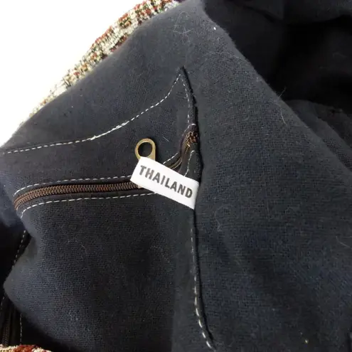 Tapestry Carpet Tote Bag Satchel Purse Faux Leather Large Tall Boho Ethnic