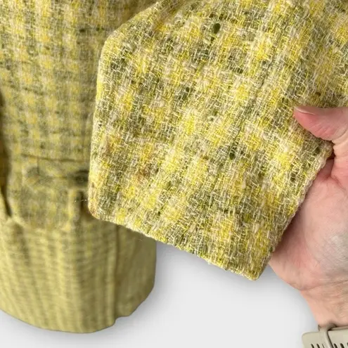 Vintage 60s Montaldo's Yellow Tweed Skirt Suit Classic Jackie O Preppy Chic 6