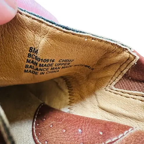 boc Brown Leather Mules with Decorative Strap Size 8