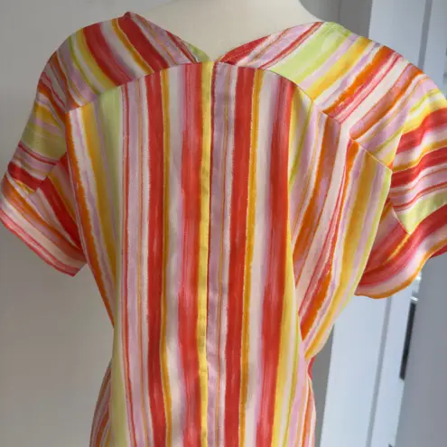 Colorful Stripes Blouse NWOT Multiple Size M