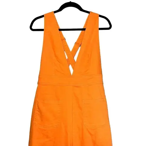 Sincerely Jules Size XL Orange Backless Jumpsuit Concert Festival Vacation Beach