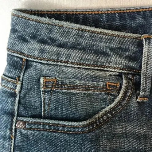 Sam Edelman  Mary Jane Embroidered High Rise Straight Crop Jean Harlin