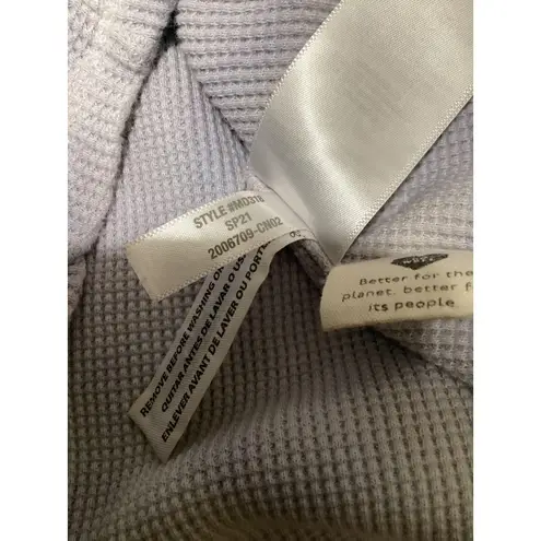 Madewell  MWL Pullover Womens XS Tie Dye Waffle Knit Half Zip Sweatshirt Lavender