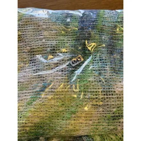 Lulu B Top Women Size Large Cover Up See Through 3/4 Sleeve Shirt Mesh Beach