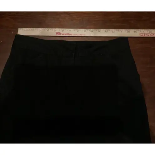 Fashion Bug Capris Ankle Black Multi Pockets Stretch Women’s Pants Lake House