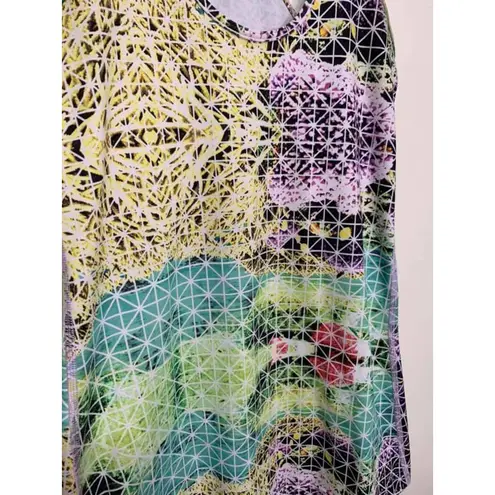 Lululemon Cool Racer Back Paradise Grid Very Green Size 6