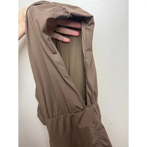 NWT Marysia Swim One Piece Swimsuit Dress in Dark Earth Sz. M Brown Size M