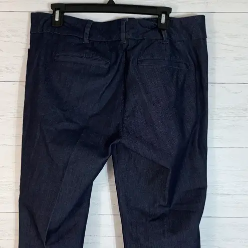 New York And Company 7th Avenue New York Company The Audrey slim crop pants size 12 navy