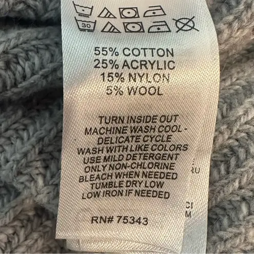 Kaisely Anthropologie Knit Pull Over Cowl Turtleneck Sweater Large - Image 11