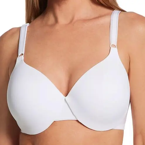 Warners This Is Not A Bra Underwire White NEW Size 40D Push Up Contour T