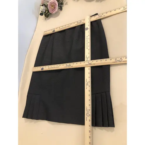 Le Suit Women 2 Pc Skirt Suit Black 16 Long Sleeve Clueless Preppy Office Siren