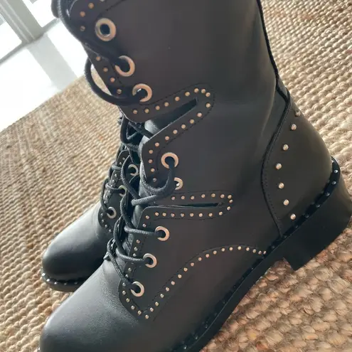 ZARA Studded Combat Boots