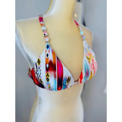 La Blanca Desert Dream Triangle Bikini Top, Luxurious Beach Top, Size 8, NWT