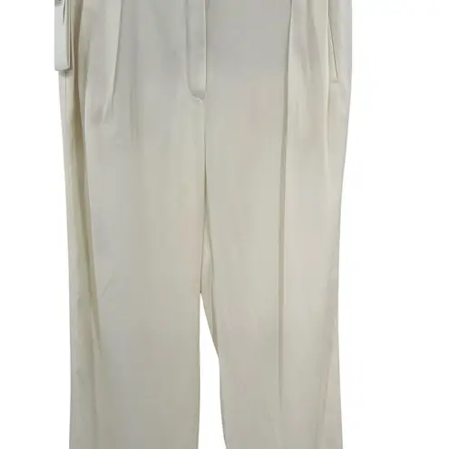 Aritzia  Babaton‎ 1-01 Giselle Boy Trouser Dress Pants White Cream Size 12