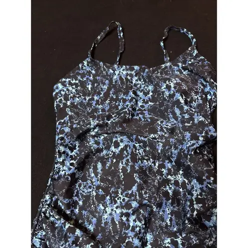 Speedo  Women’s 6 One Piece Black and Blue Swim Suit Bikini Swim Suit Swimming