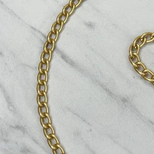 Vintage Black Gold Chain Link Belt