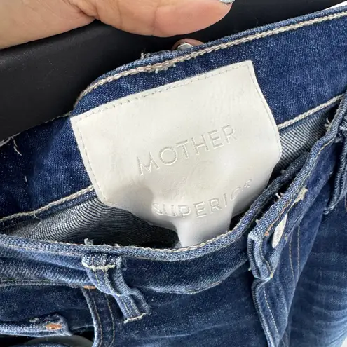 MOTHER Denim Rambler Zip Matinee Ankle Jeans in let's wine about it