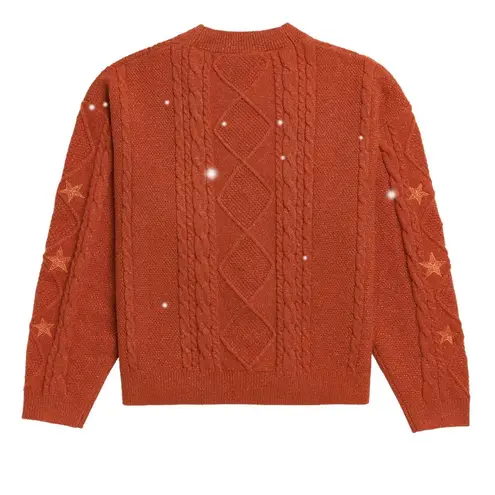 Taylor Swift “Life of a Showgirl” Cardigan in XS/S Orange Sparkle