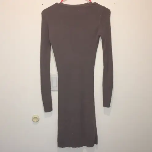 Women’s Mauve Sweater Dress Stretchy Soft Size Medium Purple