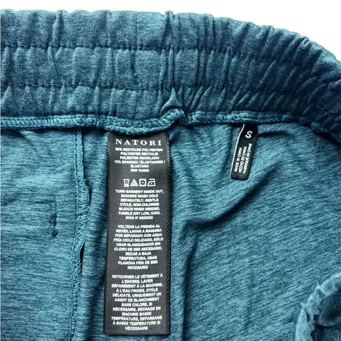 Natori Heather Turquoise Blue Soft Lounge PJ Pants Drawstring Waist Size Small