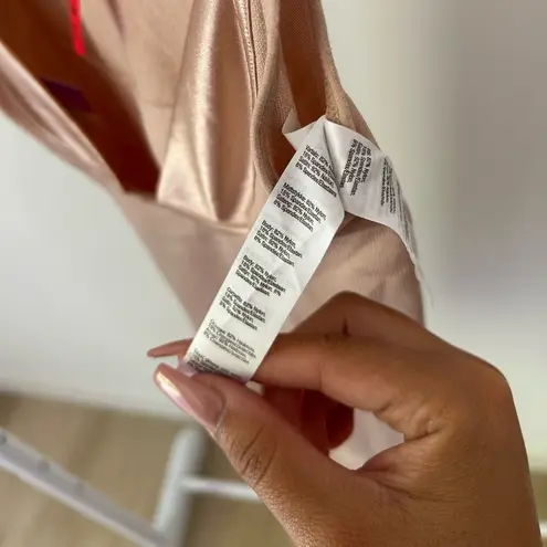 Spanx  Beige Open Bust‎ Mid Thigh Bodysuit Size Small