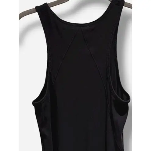Rag & Bone Large The Essential Ribbed Tank Midi Bodycon Dress Minimalist Capsule Black