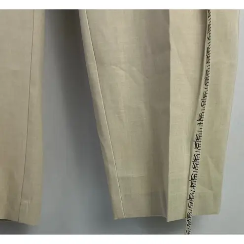 Hilary Radley Women's Mid Rise Slim Leg Pants Heather Light Sand Size XXL