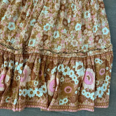 Spell & The Gypsy Collective anne floral ruched midi dress