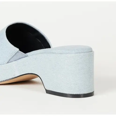 The Drop Women's Denim Bertina Platform Blue Size 12 - Image 4