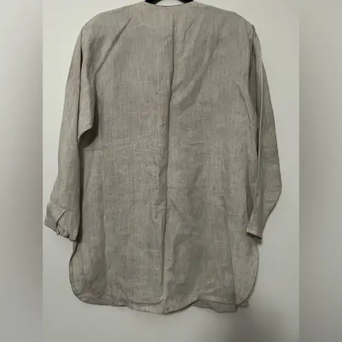 J. McLaughlin for Sanyo Linen Tunic - Size 8 coastal grandma