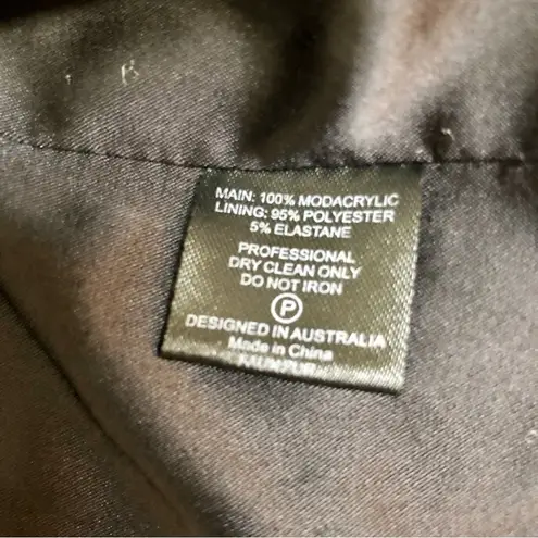 Unreal Fur Faux Dark Pink Urban Tiger Teddy Coat Jacket Mob Wife Aesthetic Furry