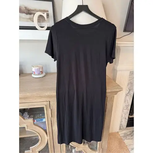 Majestic Filatures Short Sleeve Deluxe Tee Shirt Dress Women’s Size 3 Black Size L