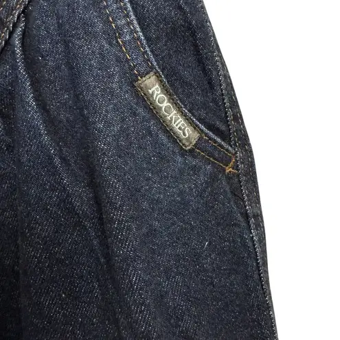 Vintage Rockies Women’s W30 High Waist Western Jeans Dark Wash 80s 90s Size 30