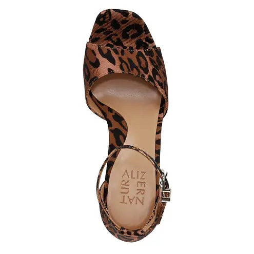 Naturalizer Women's Malia Block Heel Open Toe Platform Sandals- Cheetah- Size 7