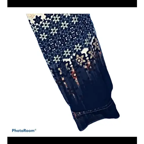 Candie's Candie’s Y2K Hi-Low Button-Up Blouse S Cut Out Floral Collar Retro Festival Top