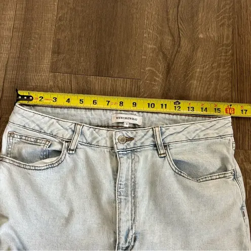 We Wore What X Revolve High Rise Curvy Crop Jean Super Light 31