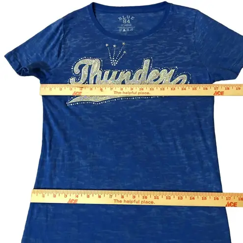 Blue 84  T-Shirt Womens XL Used Sparkly Thunder