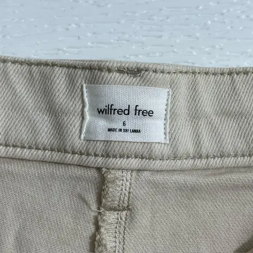 Wilfred Free ARITZIA Modern Cargo Pants High Rise Birch Tan Women’s Size 6