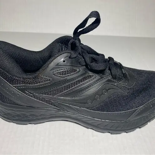 Saucony Womens Cohesion 13 S10566 -1 Black Running Shoes Sneakers Size 9W (P)