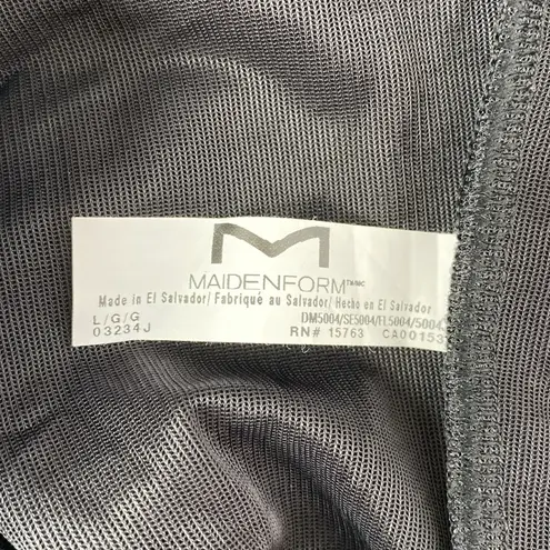 Maidenform Black Compression Wear Your Own Bra Bodysuit L