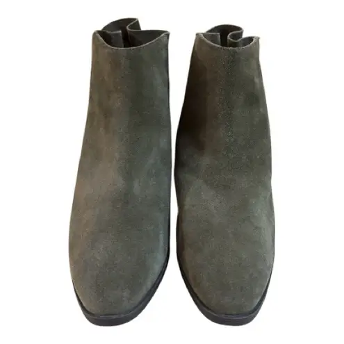 Aerosoles Crosswalk top leather ankle boots tie back booties wide width shoes