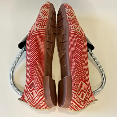 RVROVIC Women’s Flat Shoes Sz 8.5 Knitted Lightweight Slip